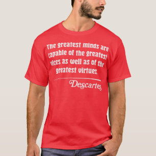 Camiseta As maiores mentes são capazes de ser a maior vítim