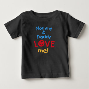 Camiseta As mamães e o pai amam-me