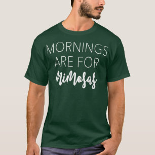 Camiseta As Manhãs São Para MimosasEngraçadas E Presentes E