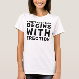 Camiseta As Mãos Da Mulher Começam Com Ereção