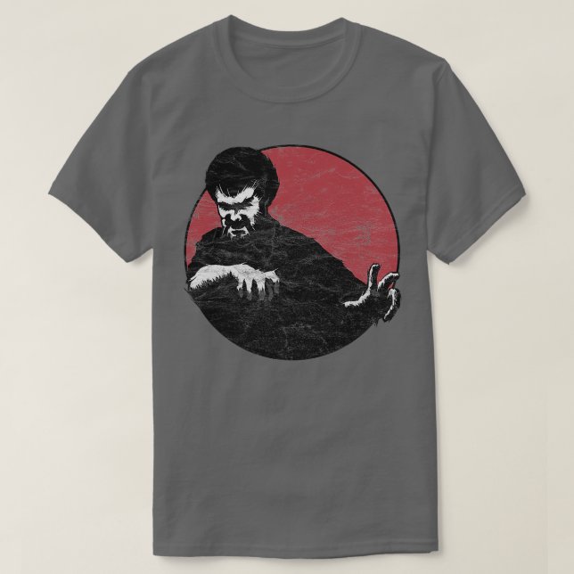 Camiseta As Mãos Mais Mortas do Conde (Frente do Design)