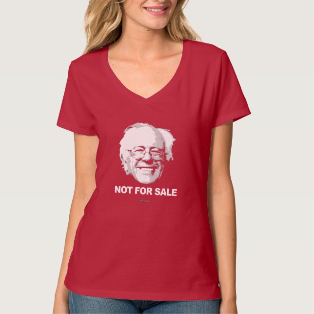Camiseta As máquinas de lixar de Bernie não são para a (Frente)