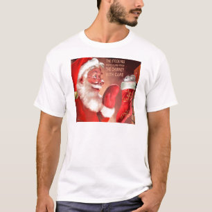 Camiseta As meias foram penduradas pelo c