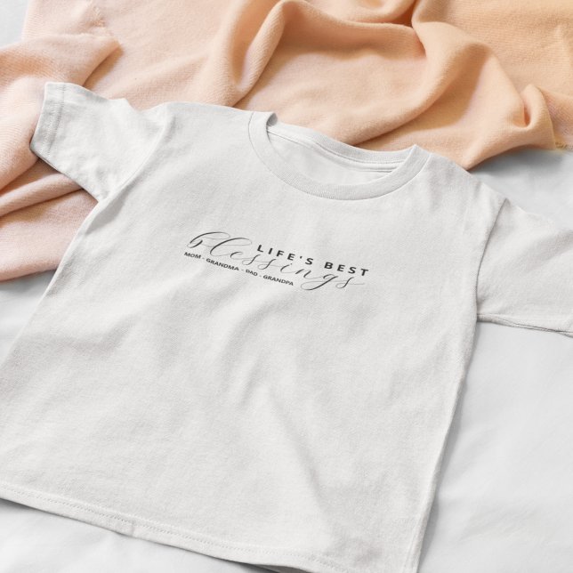 Camiseta As Melhores Bênçãos da Vida (Criador carregado)