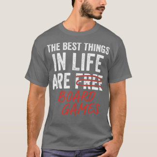 Camiseta As melhores coisas na vida são jogos de Conselho,