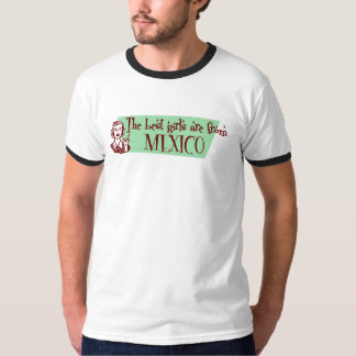 Camiseta As melhores meninas são do México