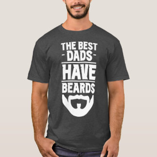 Camiseta As melhores Pais têm barba Pai barbada