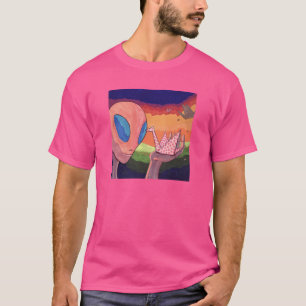Camiseta As Memórias Flutuantes - Alienígenas e Grous de Or