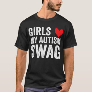 Camiseta As Meninas Amam Meu Estilo Autista Conscientizaçã