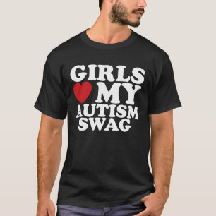 Camiseta As Meninas Amam Meu Estilo Autista de Conscientiza