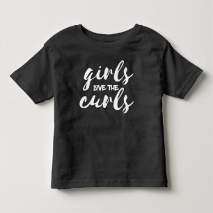 Camiseta As Meninas Amam Os Cachos (escrita branca