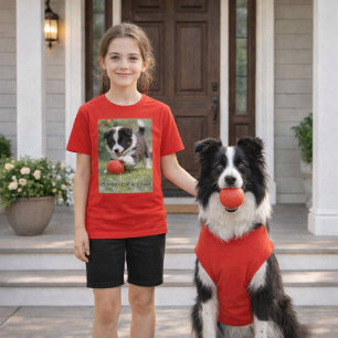 Camiseta As meninas Amam os Cães, Border Collie 