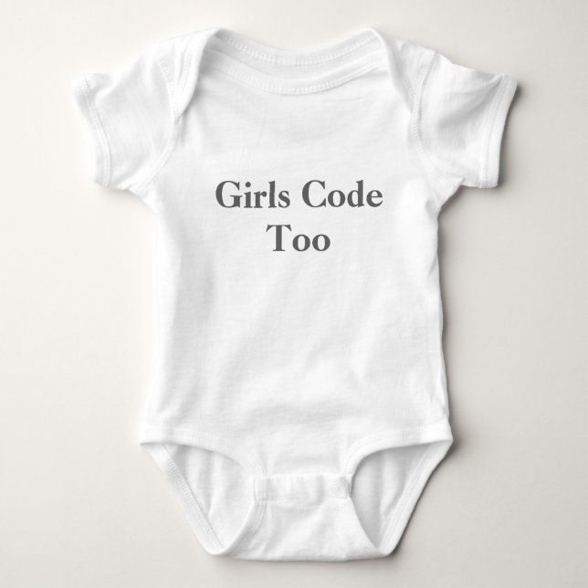 Camiseta As meninas codificam demasiado (Frente)