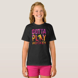 Camiseta As meninas conseguiram jogar o hóquei