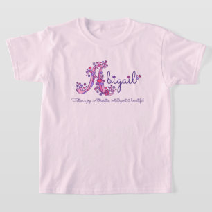 Camiseta As meninas de Abigail rotulam o significado