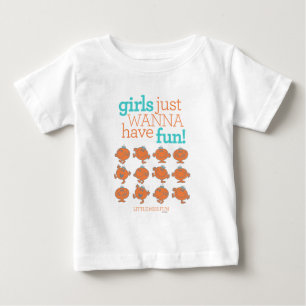 Camiseta As meninas pequenas da senhorita Divertimento