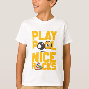 Camiseta As Meninas Que Jogam Piscina Têm Bons Racks Engraç