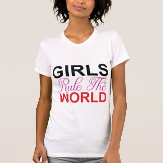 Camiseta As Meninas Regem o Mundo – Citação de Empoderament