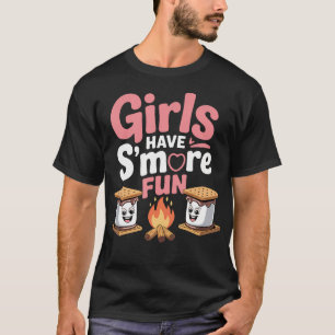 Camiseta As Meninas se Divertem Mais no Camping