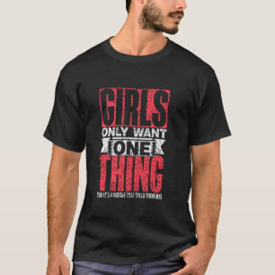 Camiseta As Meninas Só Querem Uma Coisa Espelho Que Lhes Di