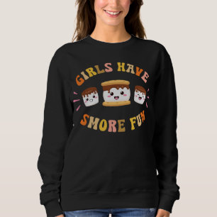 Camiseta As Meninas Têm Mais Engraçado Acampamento Kawaii S