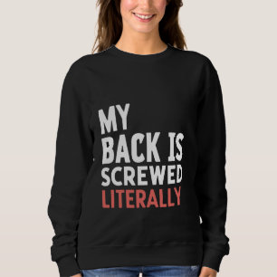 Camiseta As Minhas Costas Estão Paradas Literalmente -