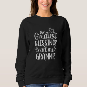 Camiseta As Minhas Maiores Bênçãos Chamam-Me Avó Grammie