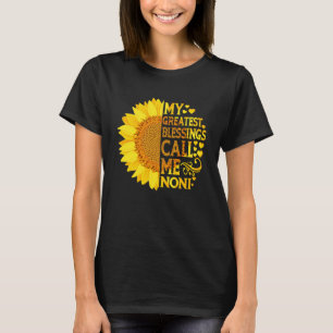 Camiseta As Minhas Maiores Bênçãos Chamam-Me Dia das Mães N