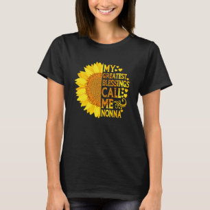 Camiseta As Minhas Maiores Bênçãos Chamam-Me Dia Não-Mãe