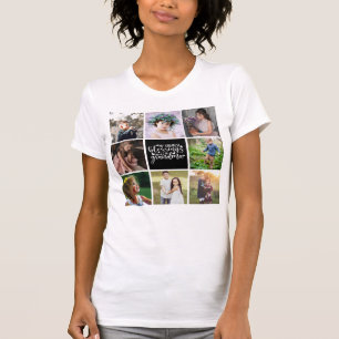 Camiseta As Minhas Maiores Bênçãos Chamam-Me Foto Da Vovó