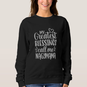 Camiseta As Minhas Maiores Bênçãos Chamam-Me Nagymama Húnga