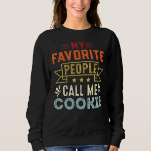 Camiseta As minhas Pessoas favoritas chamam-me Cookie Retro
