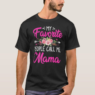 Camiseta As minhas Pessoas favoritas chamam-me de pai da mã