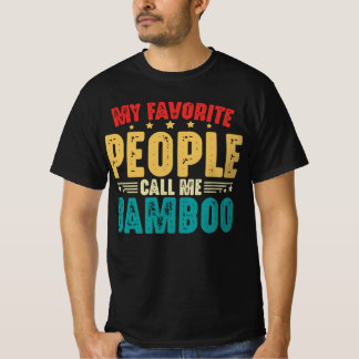 Camiseta As Minhas Pessoas Favoritas Chamam-Me Dia de os pa
