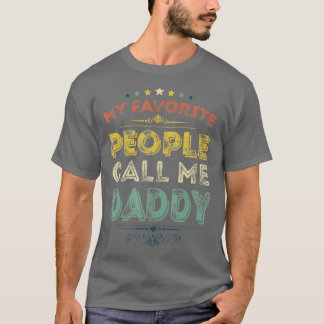 Camiseta As Minhas Pessoas Favoritas Chamam-Me Dia de os pa