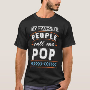 Camiseta As Minhas Pessoas Favoritas Chamam-Me Dia de os pa