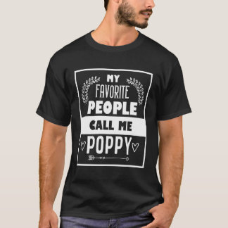 Camiseta As Minhas Pessoas Favoritas Chamam-Me Dia de os pa