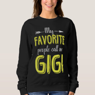Camiseta As Minhas Pessoas Favoritas Chamam-Me Gigi