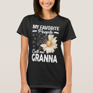Camiseta As Minhas Pessoas Favoritas Chamam-Me Granna Flora