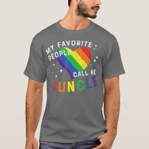 Camiseta As minhas Pessoas favoritas chamam-me Guncle LGBT 