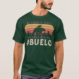 Camiseta As Minhas Pessoas Favoritas Chamam-Me Homens Abuel