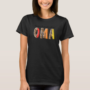 Camiseta As Minhas Pessoas Favoritas Chamam-Me Oma Leopardo