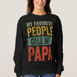 Camiseta As Minhas Pessoas Favoritas Chamam-Me Papa Vintage