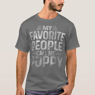 Camiseta As minhas pessoas favoritas chamam-me Poppy Best E