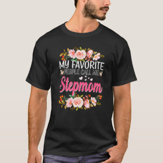 Camiseta As minhas Pessoas favoritas chamam-me Stepmmmam Fe