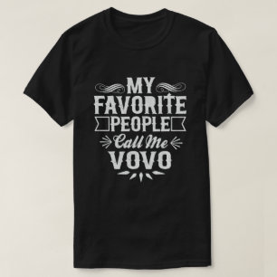 Camiseta As Minhas Pessoas Favoritas Chamam-Me Vovo Engraça