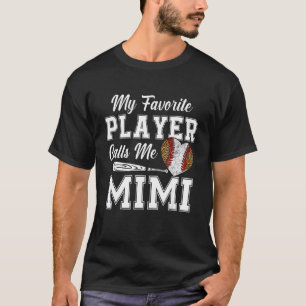 Camiseta As Minhas Pessoas Favoritas De Baseball Chamam-Me
