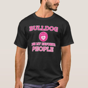 Camiseta As Minhas Pessoas Favoritas São Cachorro De Buldog