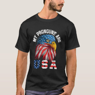 Camiseta As Minhas Pronuncias São Engraçadas Em 4 De Julho