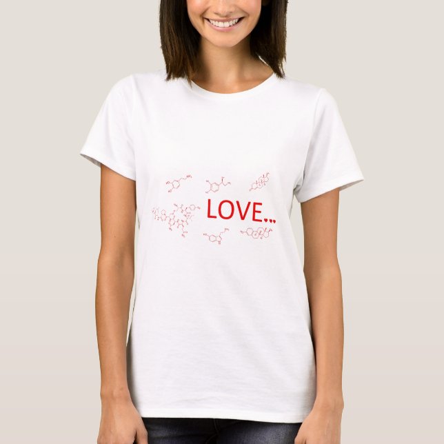 Camiseta As moléculas do amor… (Frente)